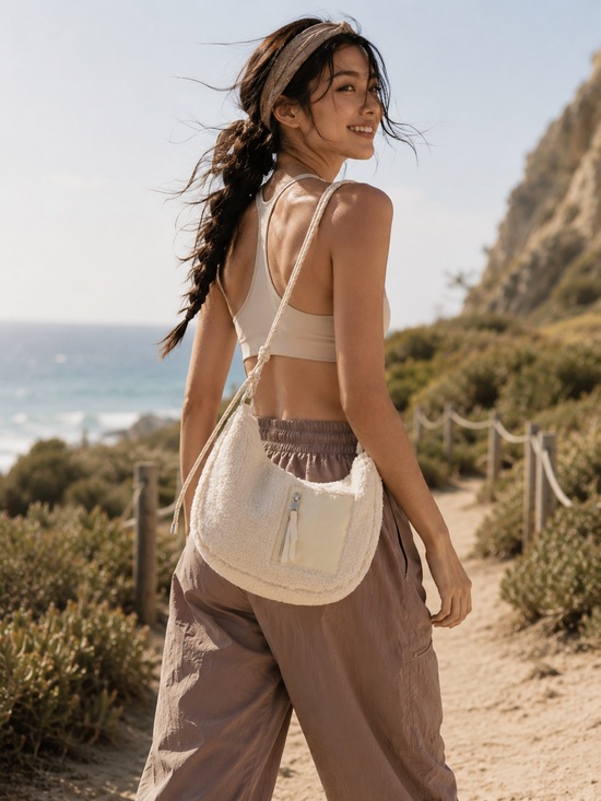FP Movement by Free People Handbags - Slopes Sherpa sling bag